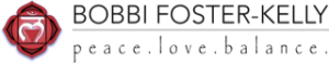 Bobbi Foster-Kelly Logo Peace. Love. Balance.